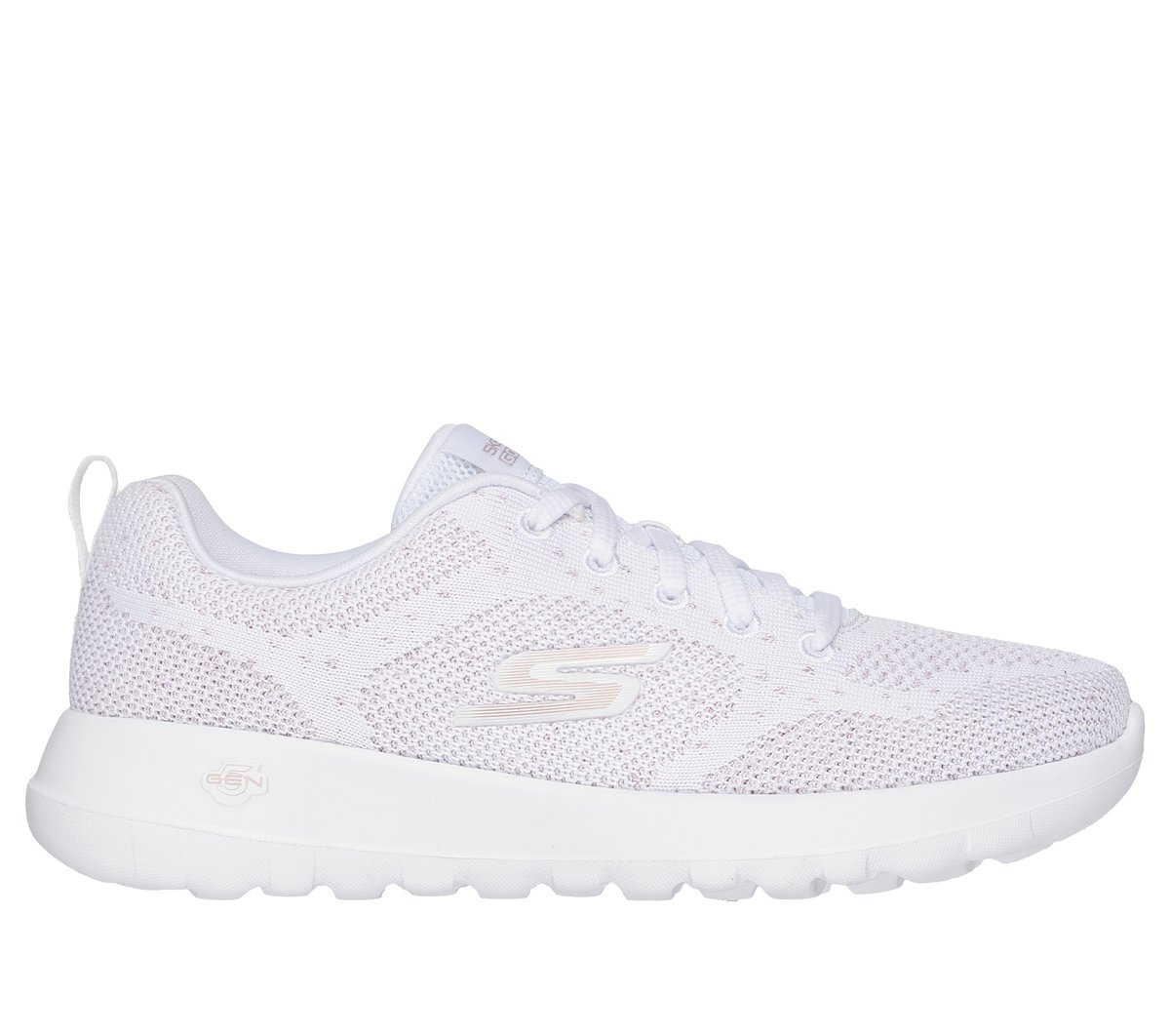 Skechers GO WALK Joy - Violet en White Rose Gold, talla 36.5, Vegan