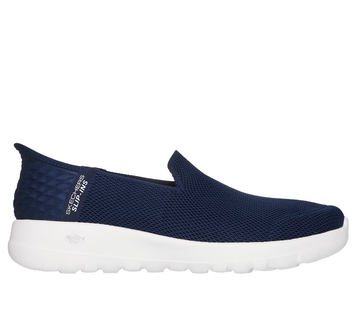 Skechers Slip-ins: GO WALK Joy - Vela en Navy/Blanco, talla 37, Vegan