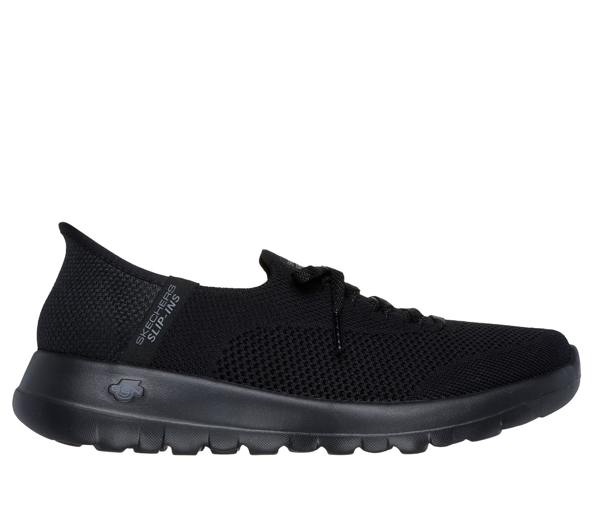 Skechers Skechers Women's Slip-ins: GO WALK Joy - Abby Slip-On Shoes in Black, Size 3 | Textile/Synthetic, Vegan, Machine Washable