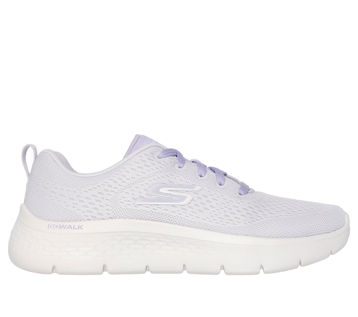 Skechers GO WALK Flex - Kali en Gris/Lavanda, talla 38.5, Vegan