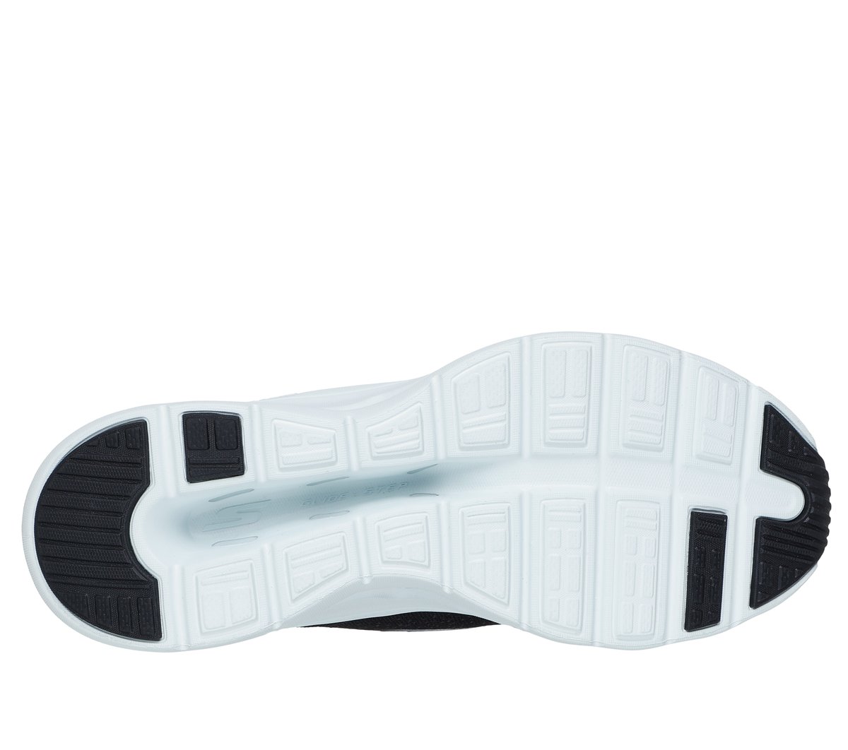 Skechers Slip-ins: GO WALK Glide-Step 2.0 - Nessa Chaussures Moyen Width en Noir/Bleu Clair, Vegan, Lavable en machine
