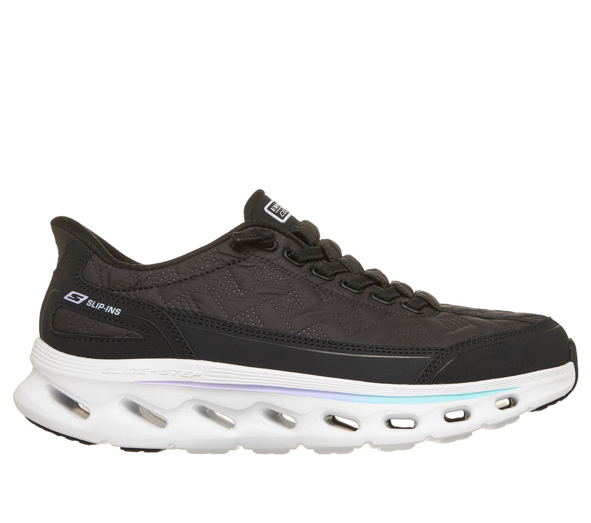 Skechers Slip-ins: GO WALK Glide-Step 2.0 - Cozy Fit Walker en Negro, talla 35