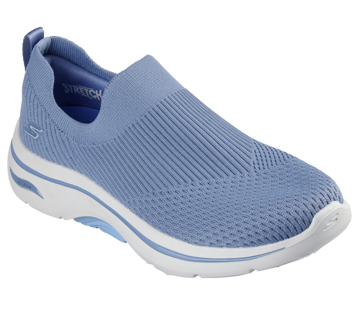 Skechers GO WALK Arch Fit 2.0 - Paityn Chaussures Moyen Width en Bleu, Vegan