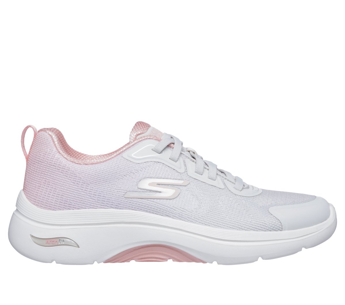 Skechers GO WALK Arch Fit 2.0 - Meredith en Natural/Rosa Claro, talla 37, Vegan