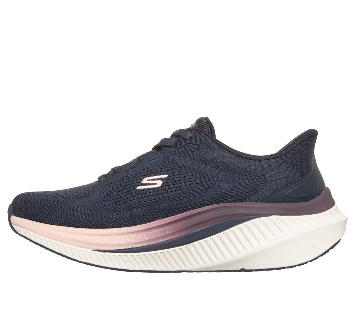 Skechers Slip-ins: GO WALK Max Cushioning Arch Fit - Aria Moyen Width en Bleu Marine, Vegan, Lavable en machine