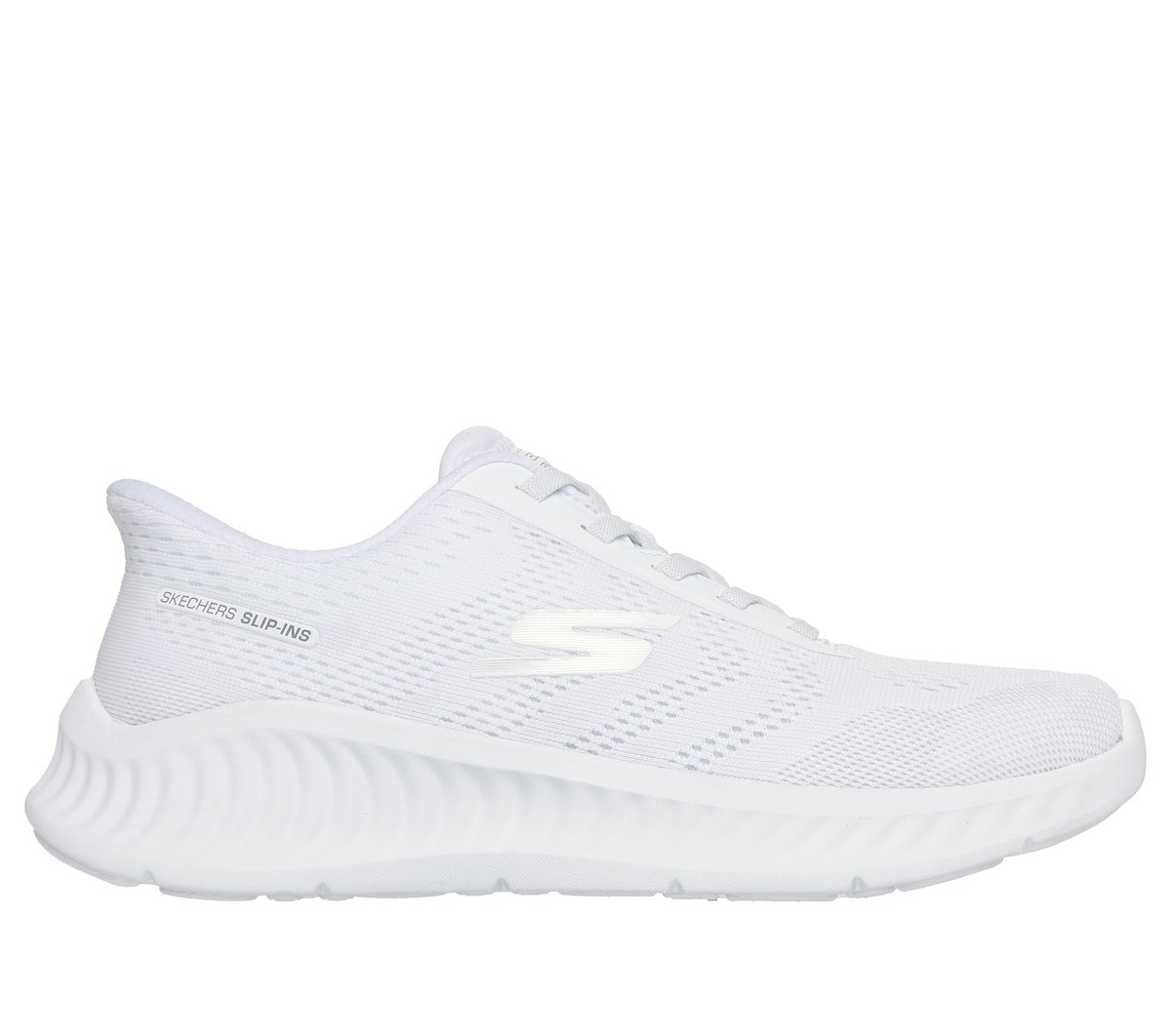 Skechers Slip-ins: GO WALK Now - Khloe en Blanca, talla 38, Vegan
