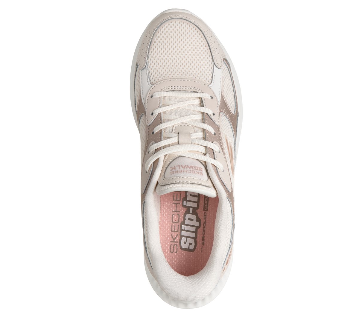 Skechers Slip-ins: GO WALK Now - Aura Moyen Width en Or Rose