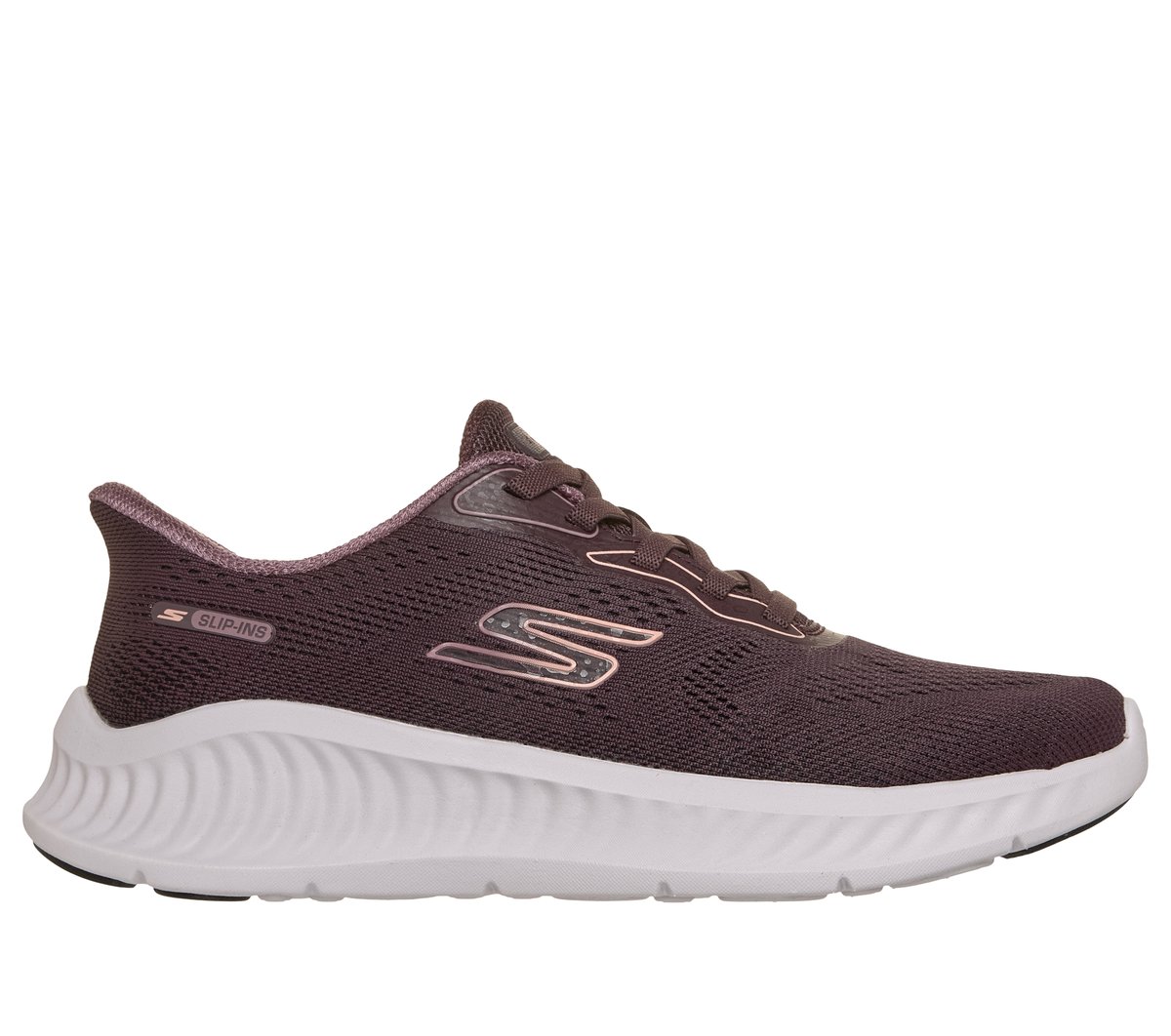 Skechers Slip-ins: GO WALK Now - Parker en Borgoña, talla 42, Vegan
