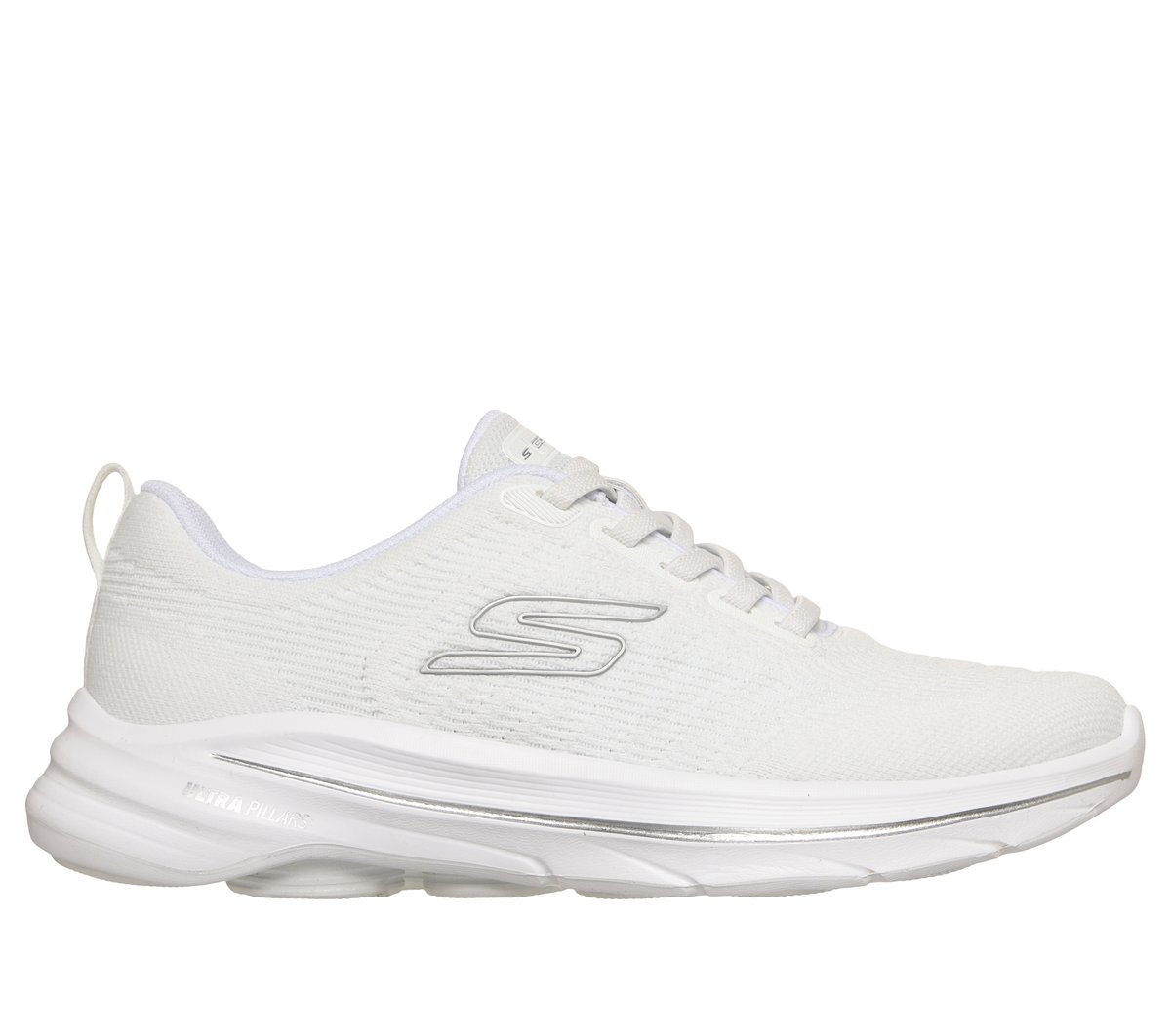 Skechers GO WALK 8 - Britt en Blanca, talla 37.5, Vegan