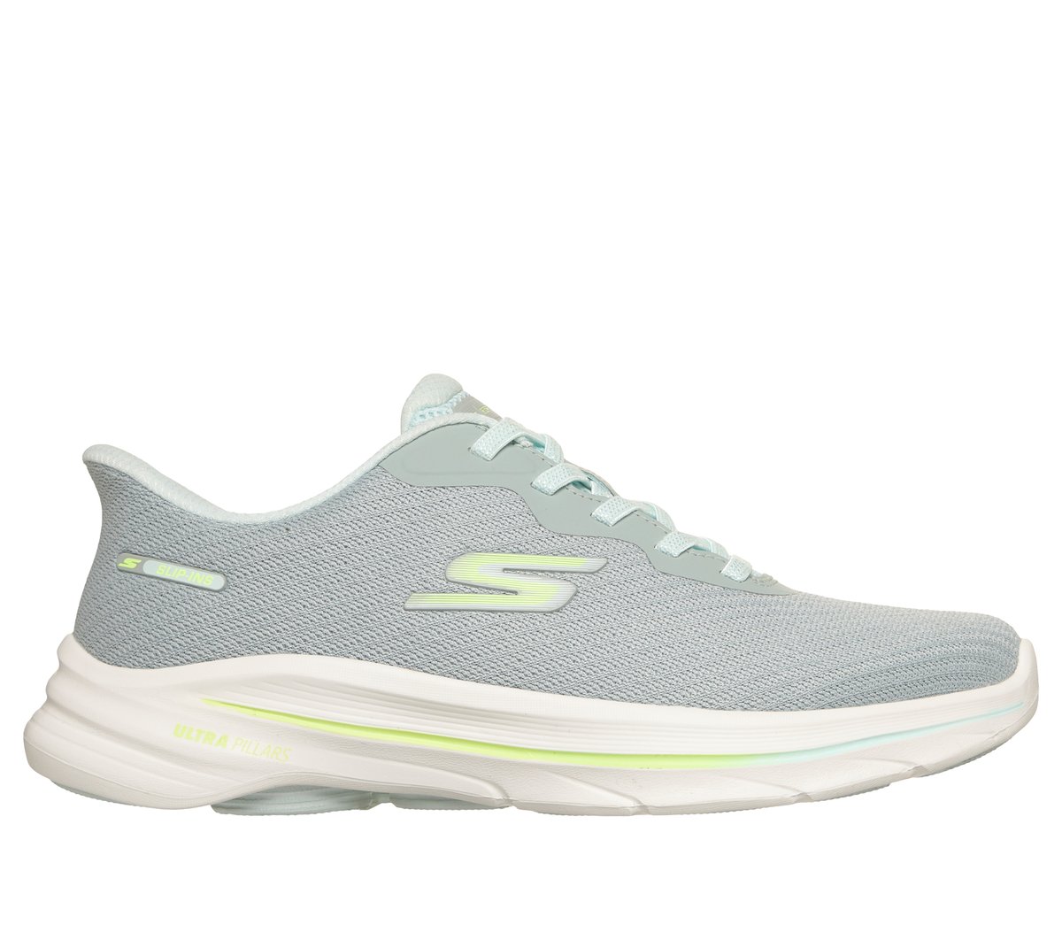 Skechers Slip-ins: GO WALK 8 - Nadia en Salvia, talla 41, Vegan