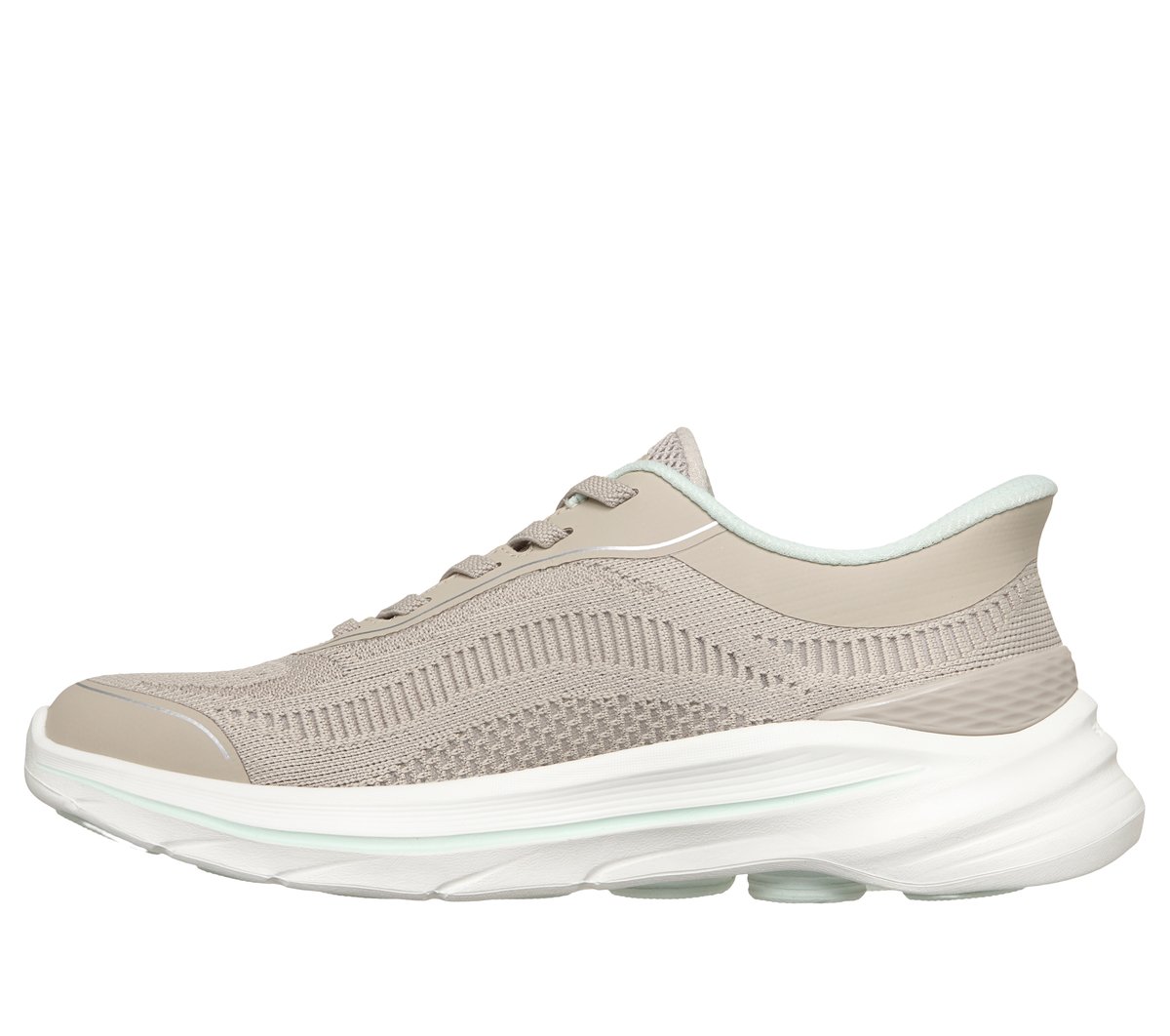 Skechers Slip-ins: GO WALK 8 -Rylee Moyen Width en Taupe, Vegan, Lavable en machine