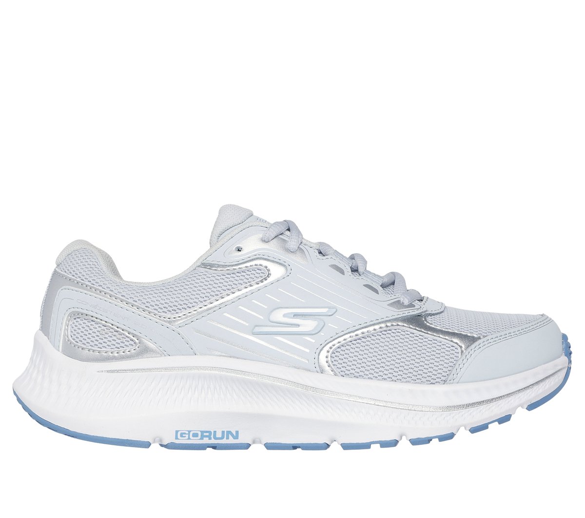 Skechers GO RUN Consistent 2.0 - Advantage en Azul Claro, talla 40, Vegan