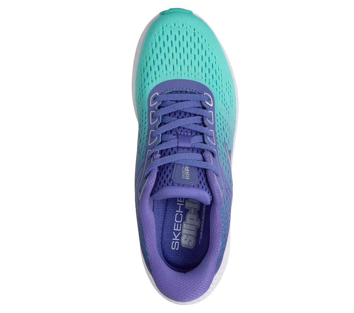 Skechers Donna Slip-Ins: Go Run Consistent 2.0 - Maywood Sneaker In Blu, Taglia 35, Vegan, Lavabile In Lavatrice - 2