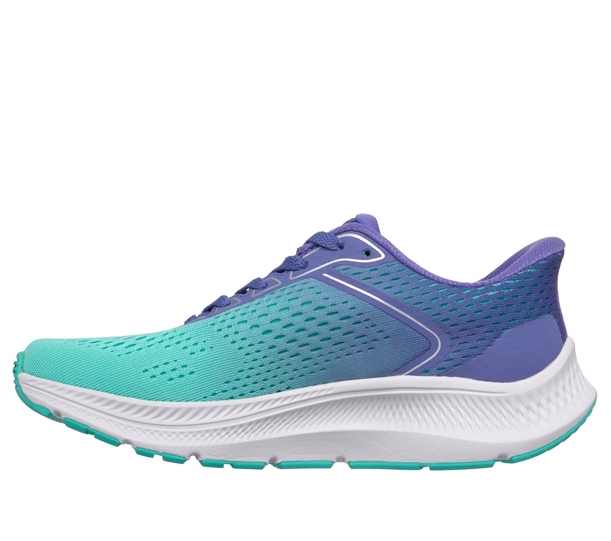 Skechers Slip-ins: GO RUN Consistent 2.0 - Maywood Moyen Width en Bleu, Vegan, Lavable en machine
