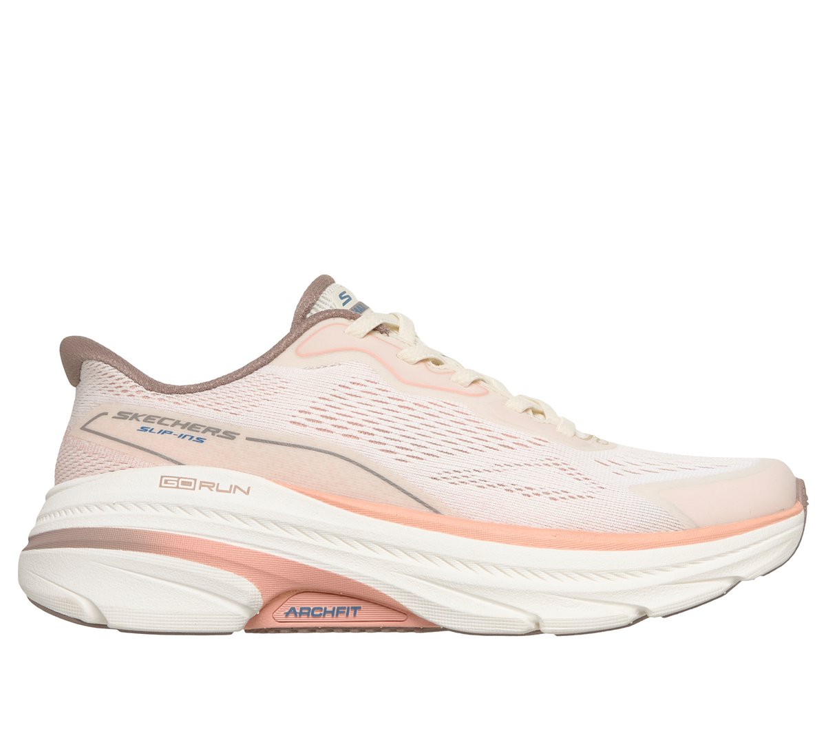 Skechers Slip-ins: Max Cushioning Arch Fit 2.0 - Azusah en Melocotón, talla 38, Vegan