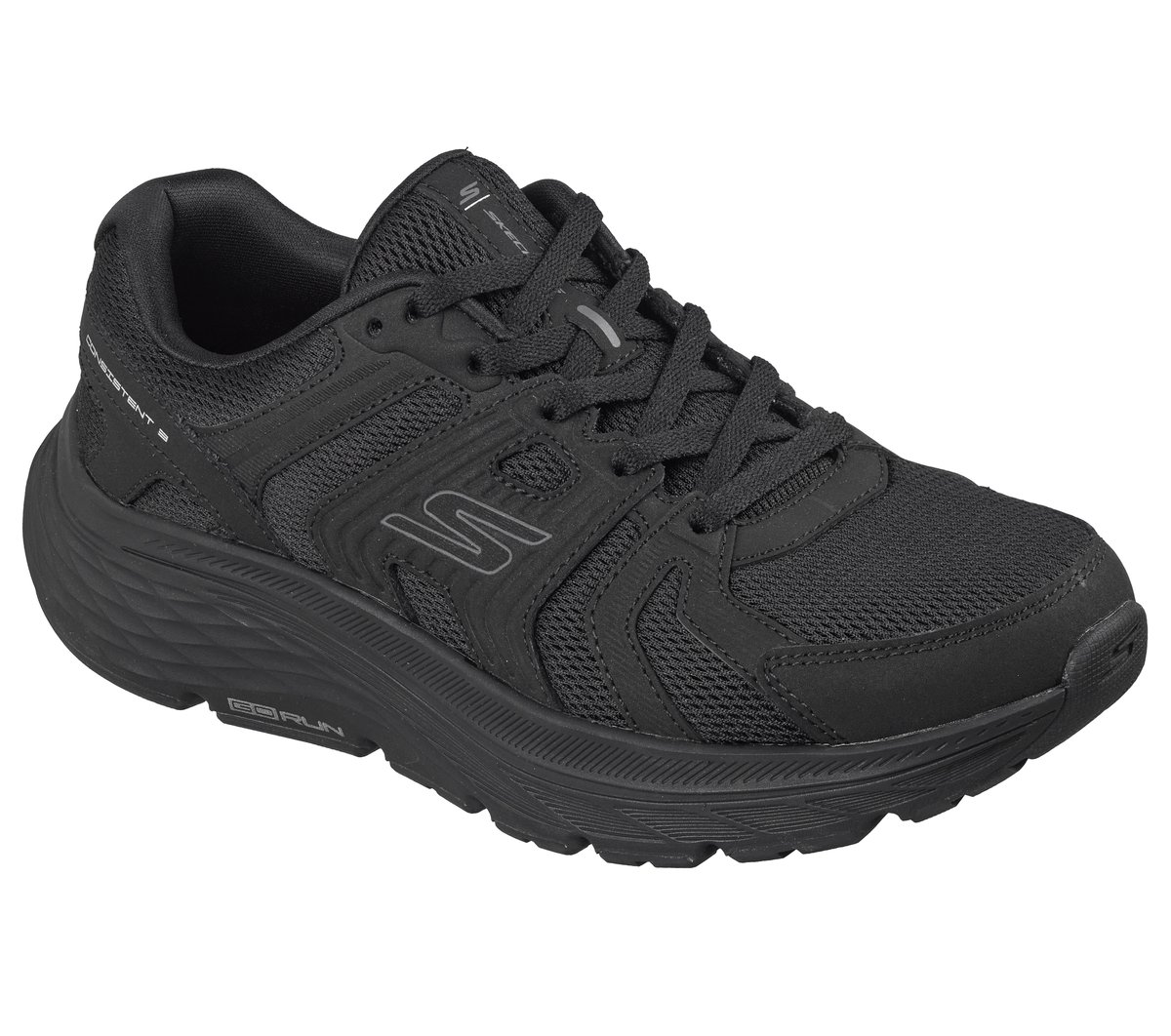 Skechers Femme Go Run Consistent 3 Core Track Baskets Leather Textile - vue 9