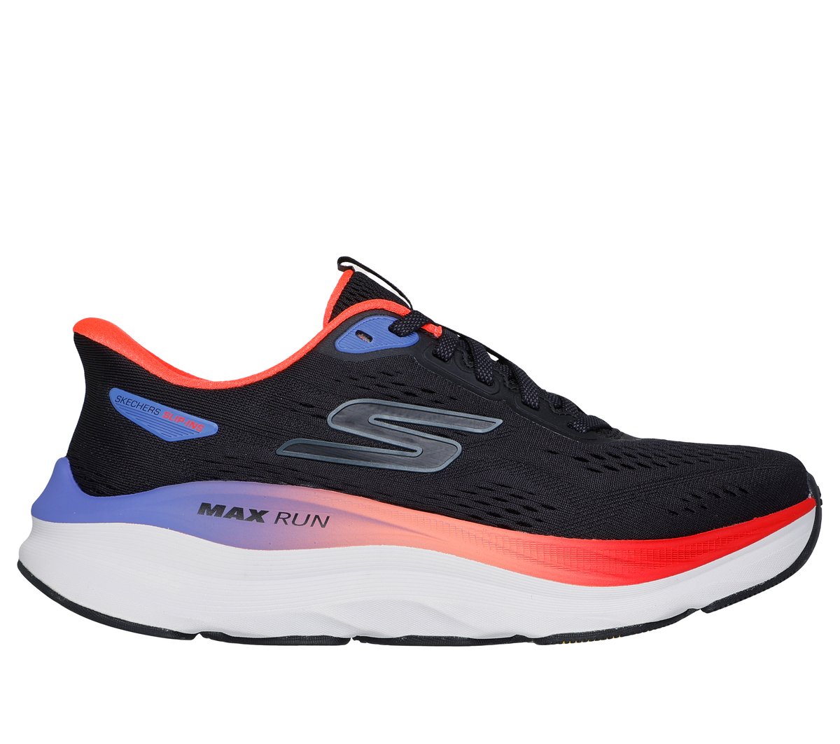Skechers Slip-ins: Max Run en Negro, talla 38