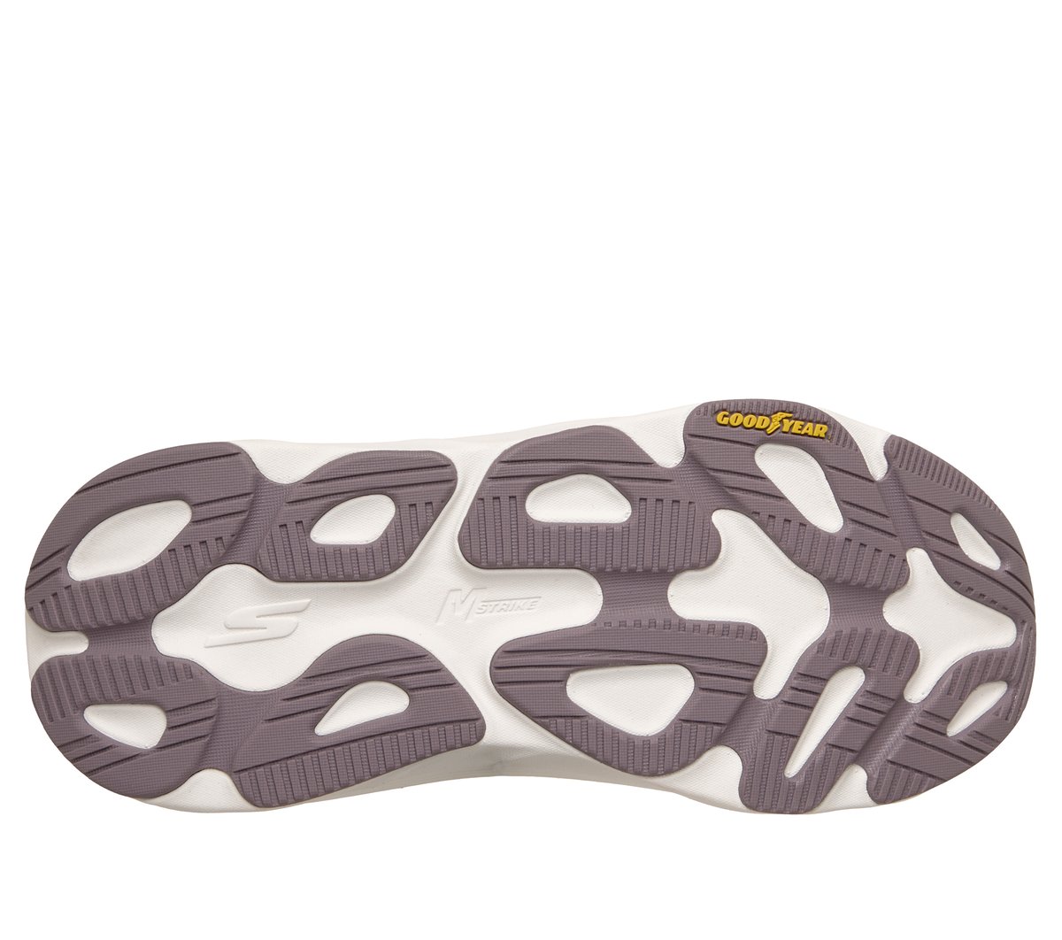 Skechers Max Run - Pacewave Moyen Width en Lavande, Vegan, Lavable en machine