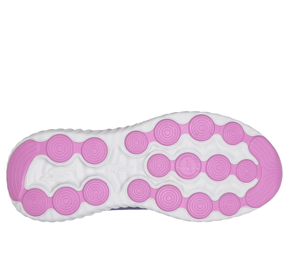 Skechers GO RUN Now - Lightdrive Moyen Width en Bleu Marine/Violet, Vegan, Lavable en machine