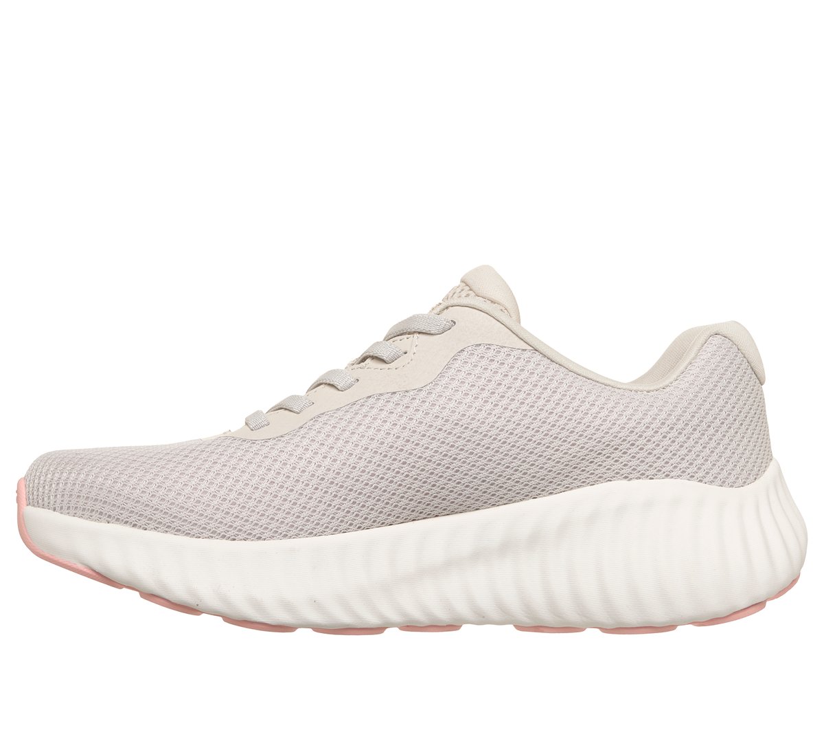 Skechers GO RUN Now - Calumet Moyen Width en Beige, Vegan, Lavable en machine