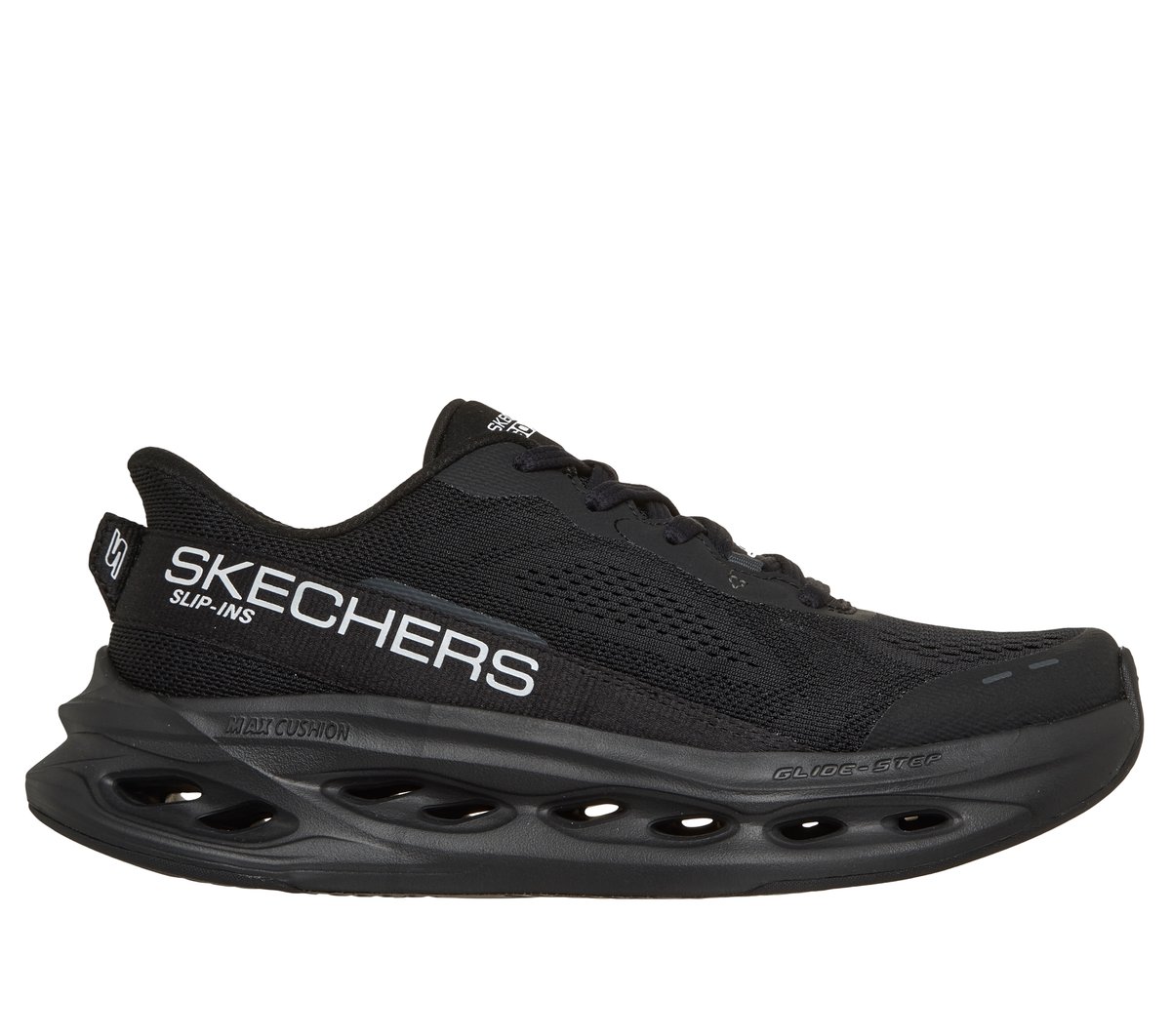 Skechers Slip-ins: Max Cushioning Glide-Step en Negro, talla 36, Vegan