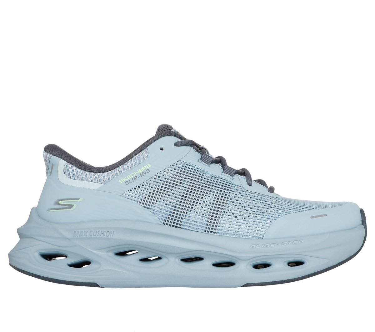 Skechers Slip-ins: Max Cushioning Glide-Step - Aberdeen en Salvia, talla 37, Vegan