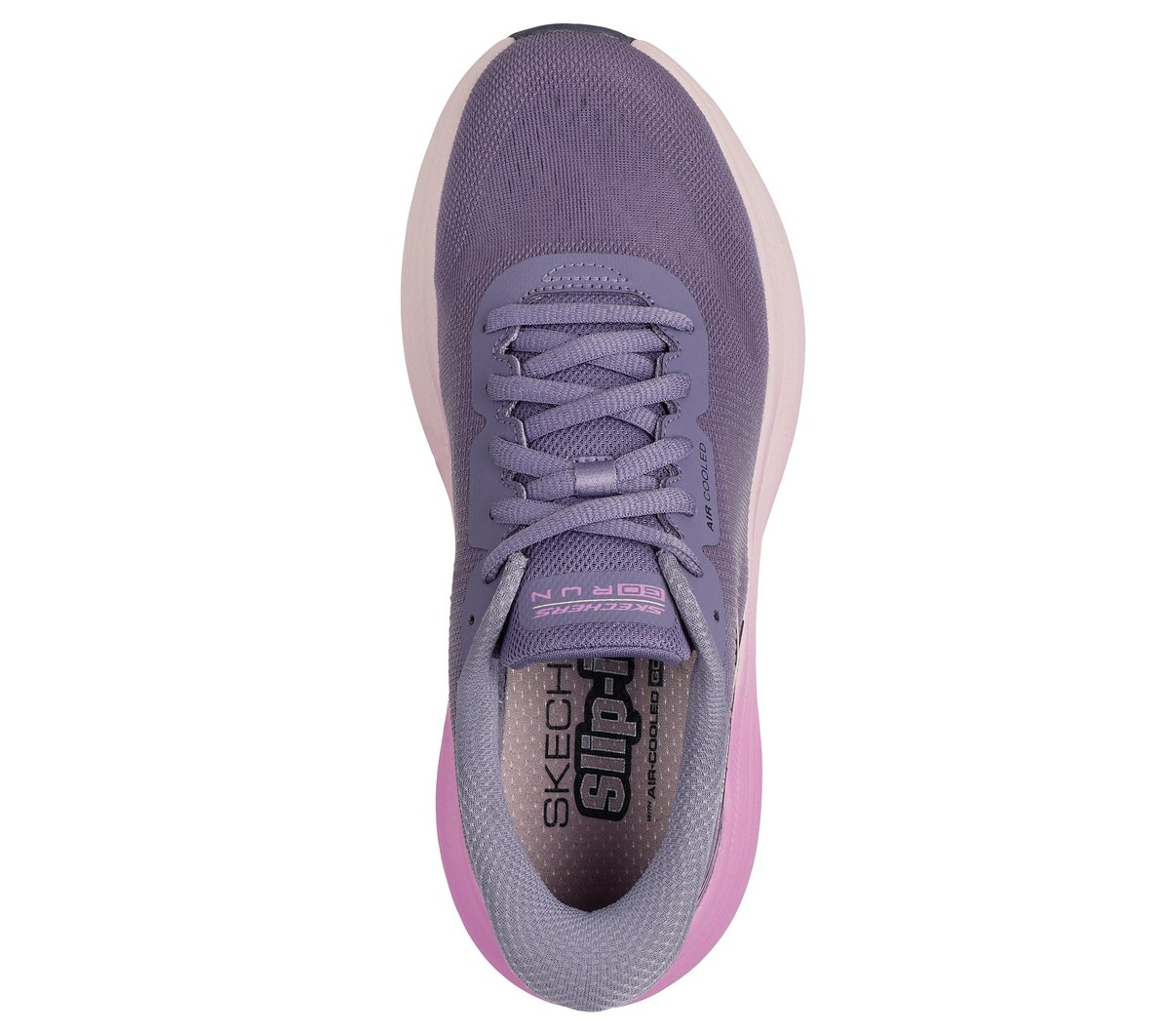 Skechers Slip-ins: Max Cushioning Endeavour - Hallandale Moyen Width en Violette, Vegan, Lavable en machine