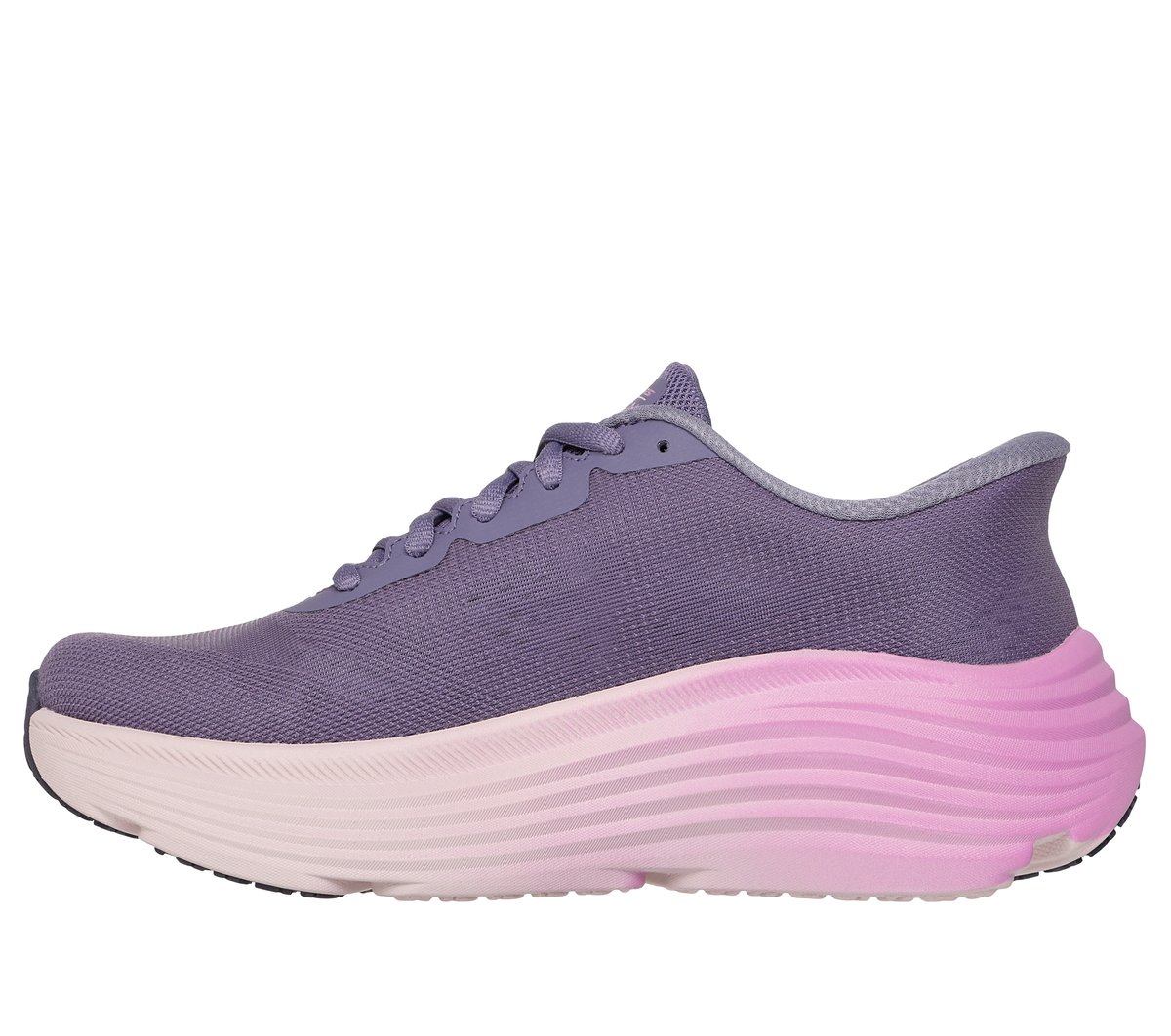 Skechers Slip-ins: Max Cushioning Endeavour - Hallandale Moyen Width en Violette, Vegan, Lavable en machine