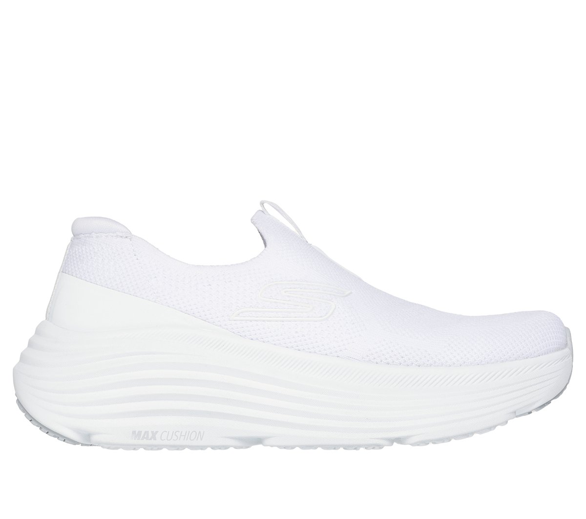 Skechers Max Cushioning Endeavour - Sarasota en Blanca, talla 37.5, Vegan