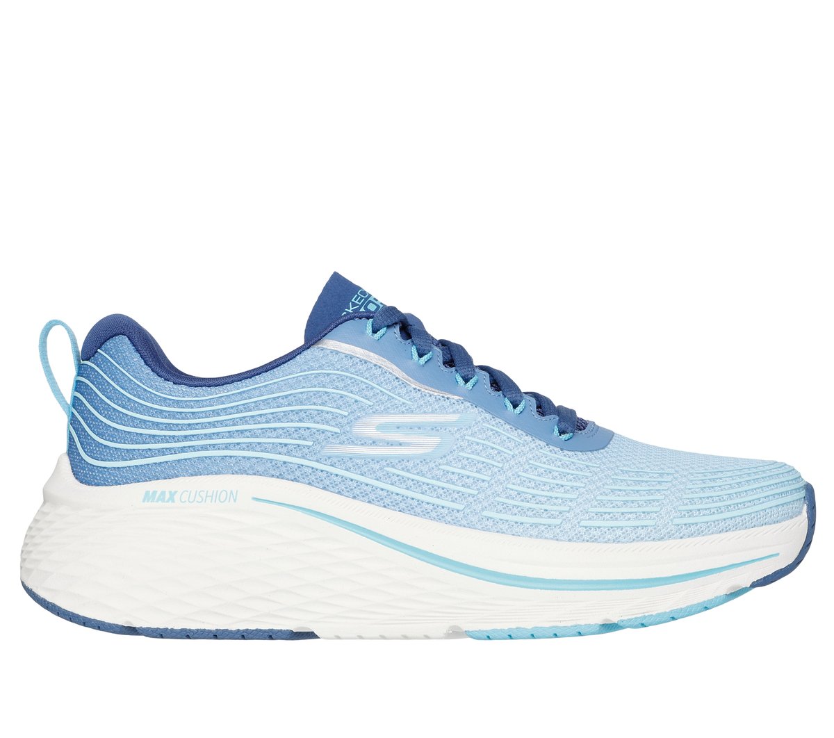 Skechers Max Cushioning Elite 2.0 - Alaura en Azul/Agua, talla 35, Vegan