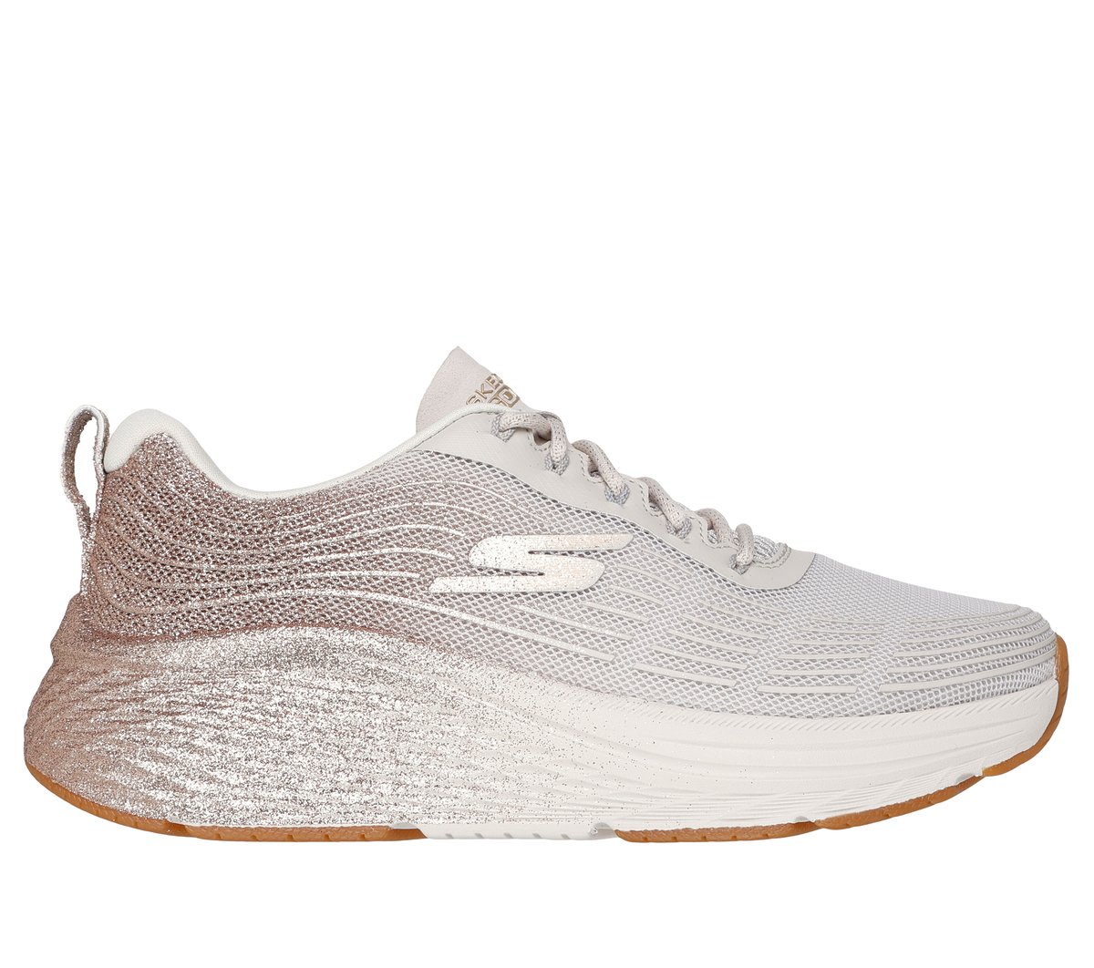 Skechers Max Cushioning Elite 2.0 - Alva en Oro, talla 35, Vegan