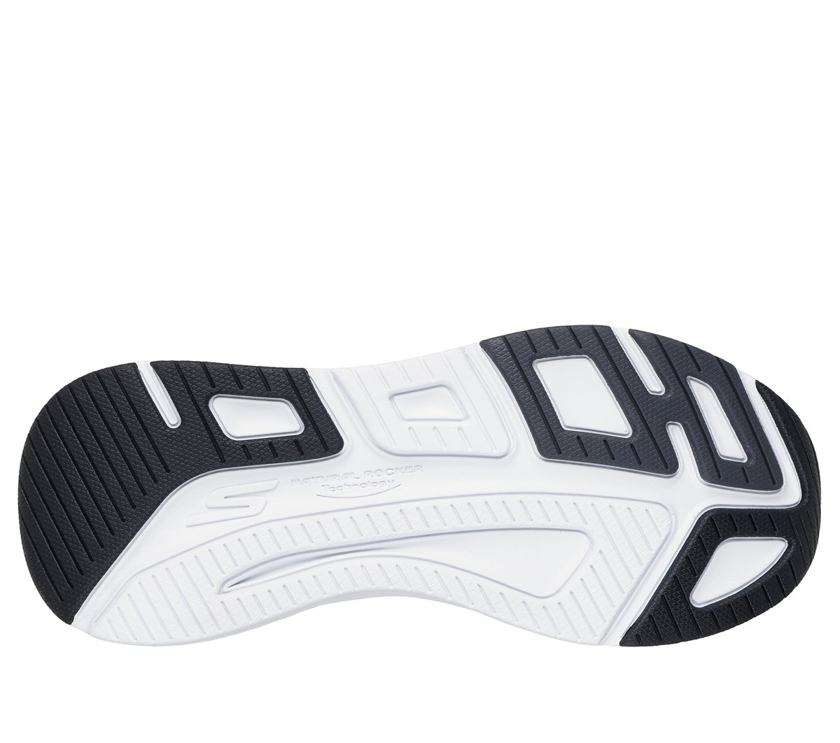Skechers Slip-ins: Max Cushioning Elite 2.0 - Leigh Moyen Width en Noir/Blanc, Vegan, Lavable en machine