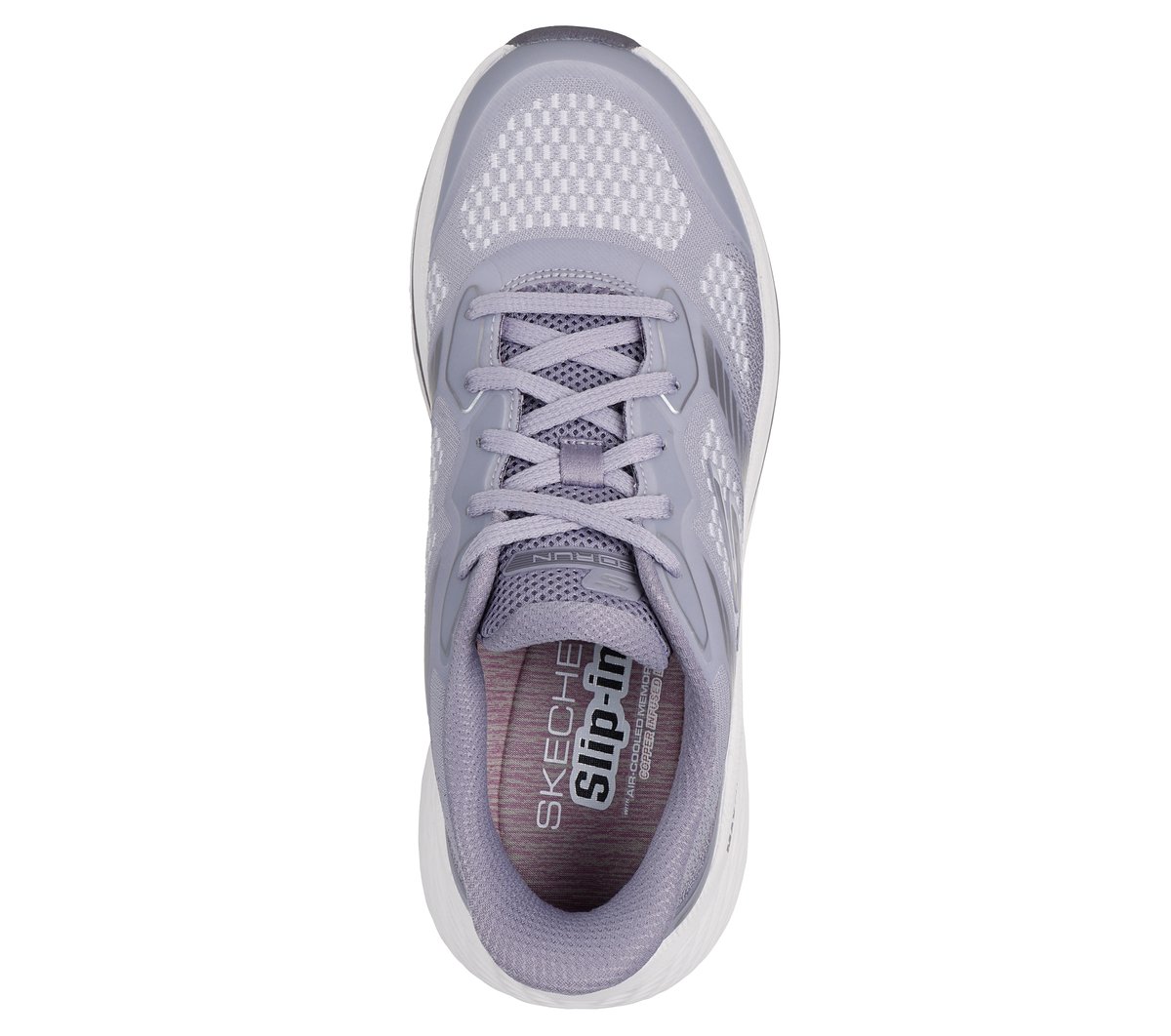 Skechers Slip-ins: Max Cushioning Elite 2.0 - Leigh Moyen Width en Lilas, Vegan, Lavable en machine