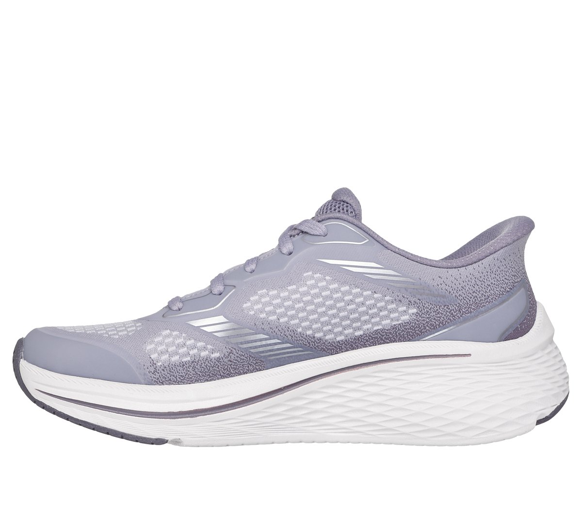 Skechers Slip-ins: Max Cushioning Elite 2.0 - Leigh Moyen Width en Lilas, Vegan, Lavable en machine