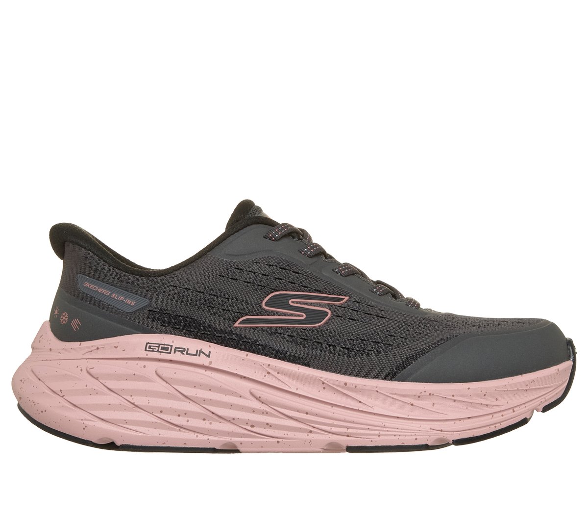 Skechers Slip-ins Waterproof Max Cushioning Elite 3 - Aqua Edge Chaussures Moyen Width en Gris Anthracite Pointure 41 Vegan 155 €