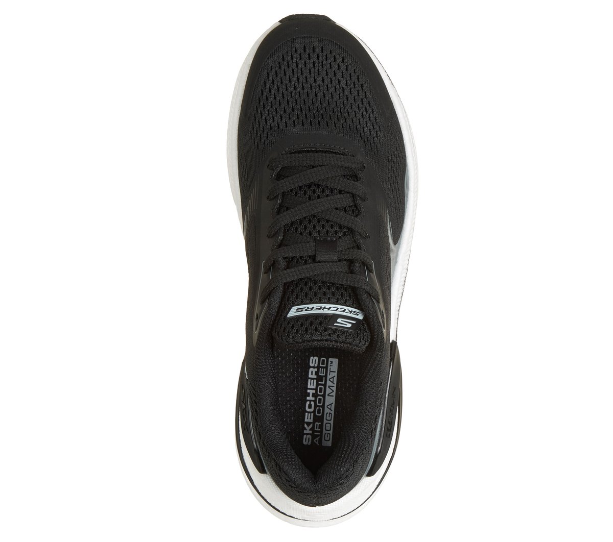 Skechers GO RUN Consistent Pro - Corus Moyen Width en Noir/Blanc, Vegan, Lavable en machine