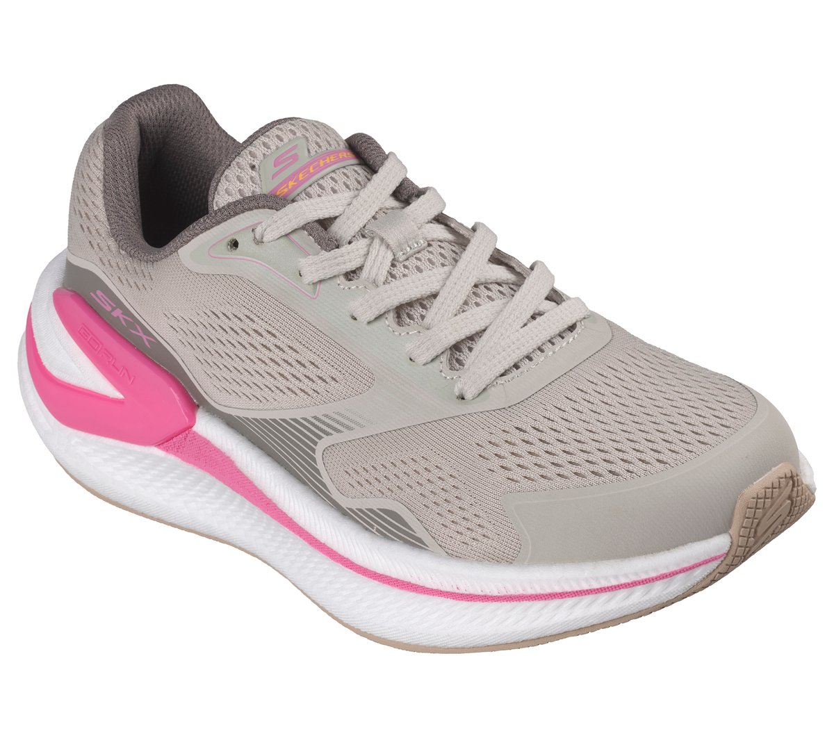 Skechers GO RUN Consistent Pro - Corus Moyen Width en Taupe, Vegan, Lavable en machine