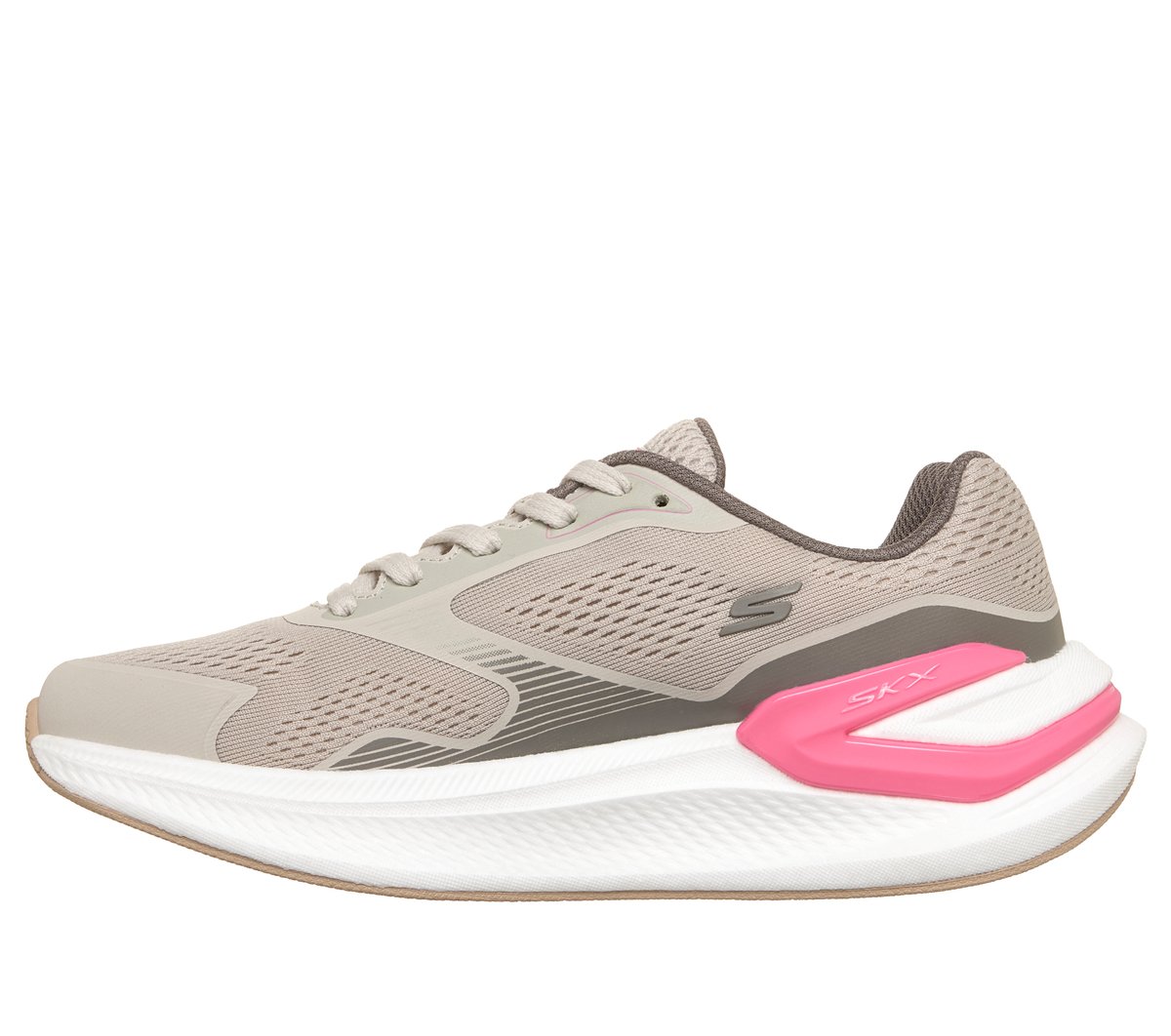 Skechers GO RUN Consistent Pro - Corus Moyen Width en Taupe, Vegan, Lavable en machine
