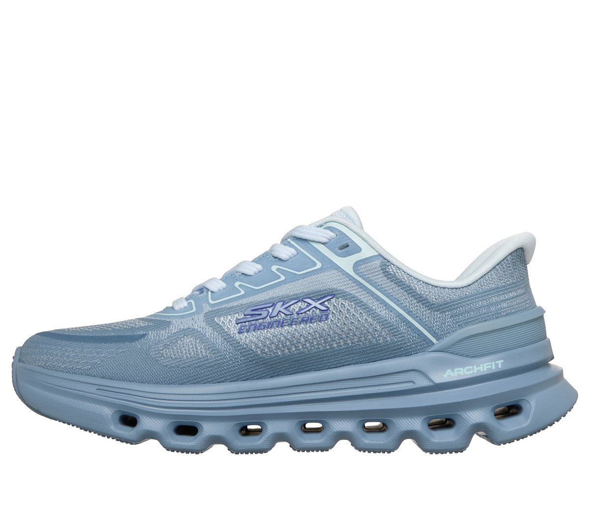 Skechers Femme Go Run Glide Step Arch Fit Slip in ENTRAINEUSE Slate - vue 7