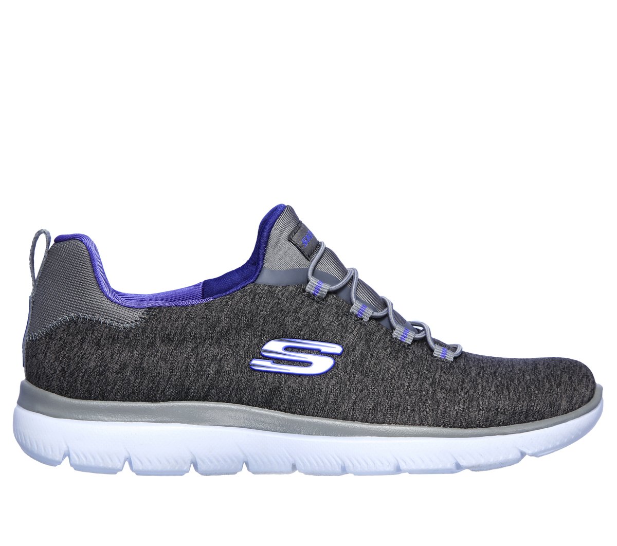 Skechers Summits - Quick Getaway en Marengo/Morado, talla 36