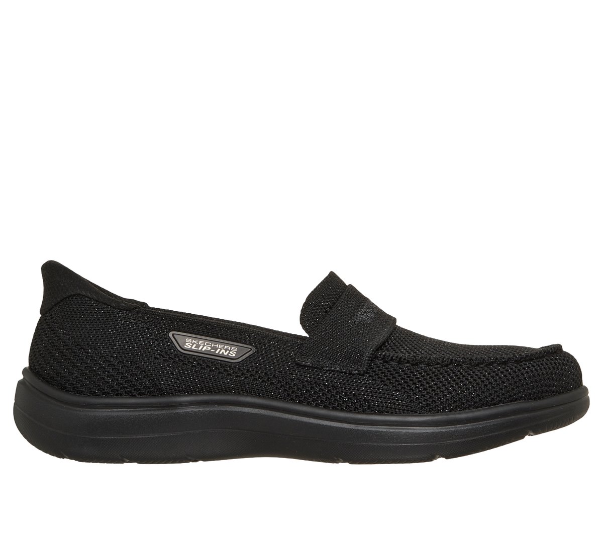 Skechers Slip-ins: On-The-GO Flex Radiant - Bonnie en Negro, talla 38, Vegan