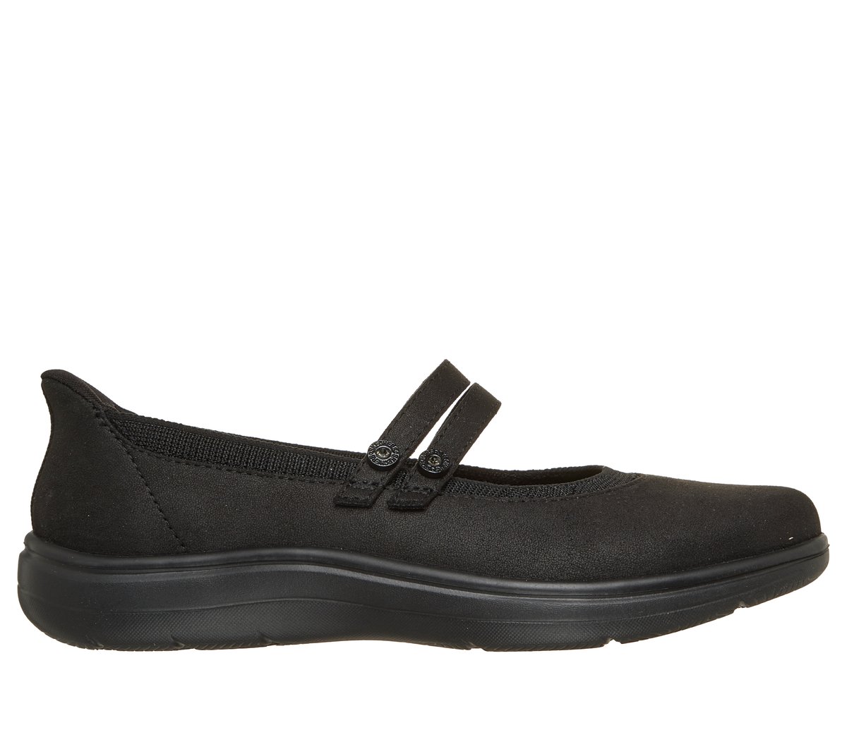 Skechers Skechers Women's Slip-ins: On-The-GO Flex Radiant - Mallory Slip-On Shoes in Black, Size 6 | Textile, Vegan, Machine Washable