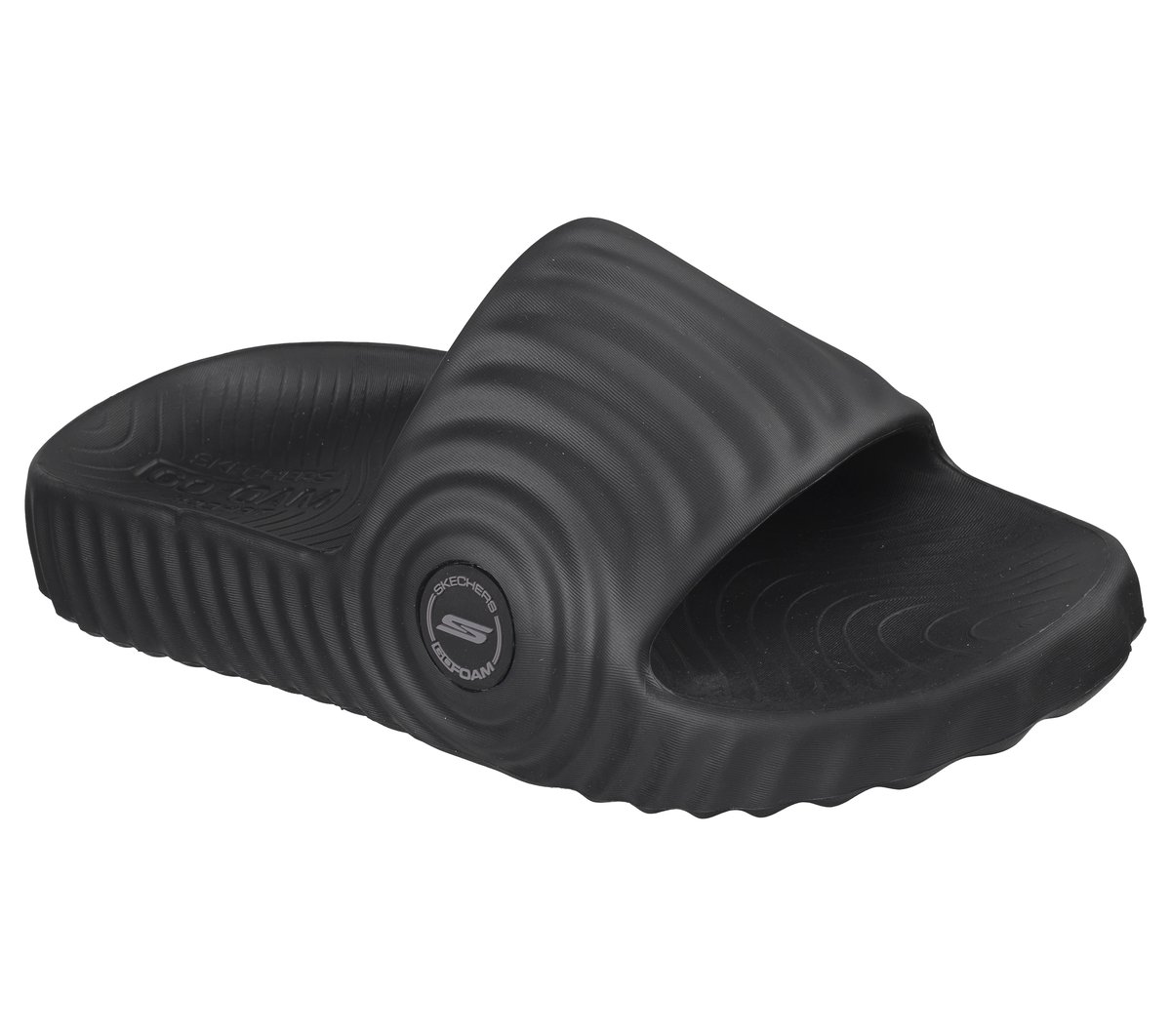 Sculpted Foam Slide Sandals in Dark Gray Amazon.com | REEF Phantom Slab Mens Sandal Black 7 | Sport  main image 3