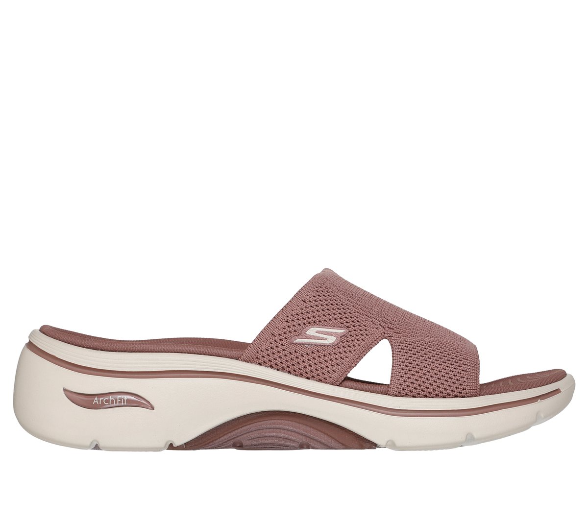 Skechers GO WALK Arch Fit 2.0 Sandal - Dakota en Marrón, talla 38, Vegan
