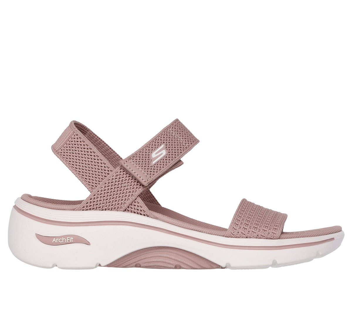 Skechers GO WALK Arch Fit 2.0 Sandal - Annie en Mauve, talla 38, Vegan