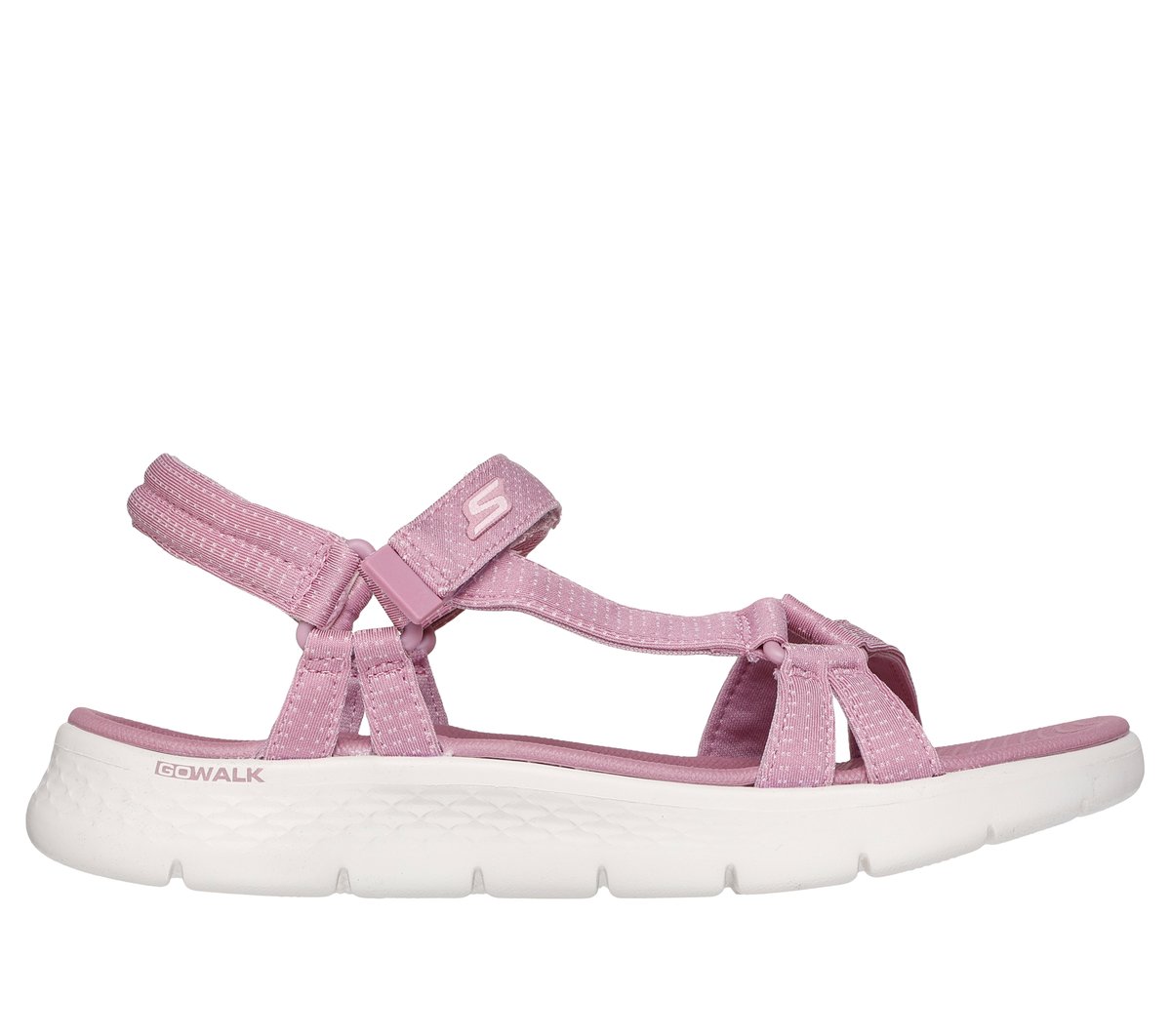 Skechers GO WALK Flex Sandal - Sublime en Mauve, talla 39, Vegan