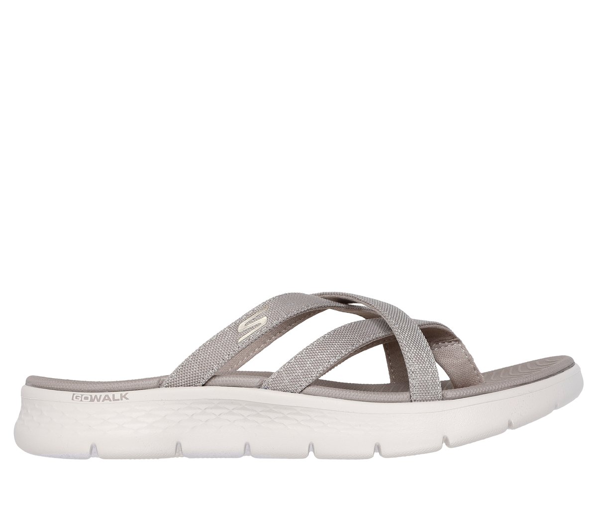 Skechers GO WALK Flex Sandal - Ssselena en Taupe, talla 40, Vegan