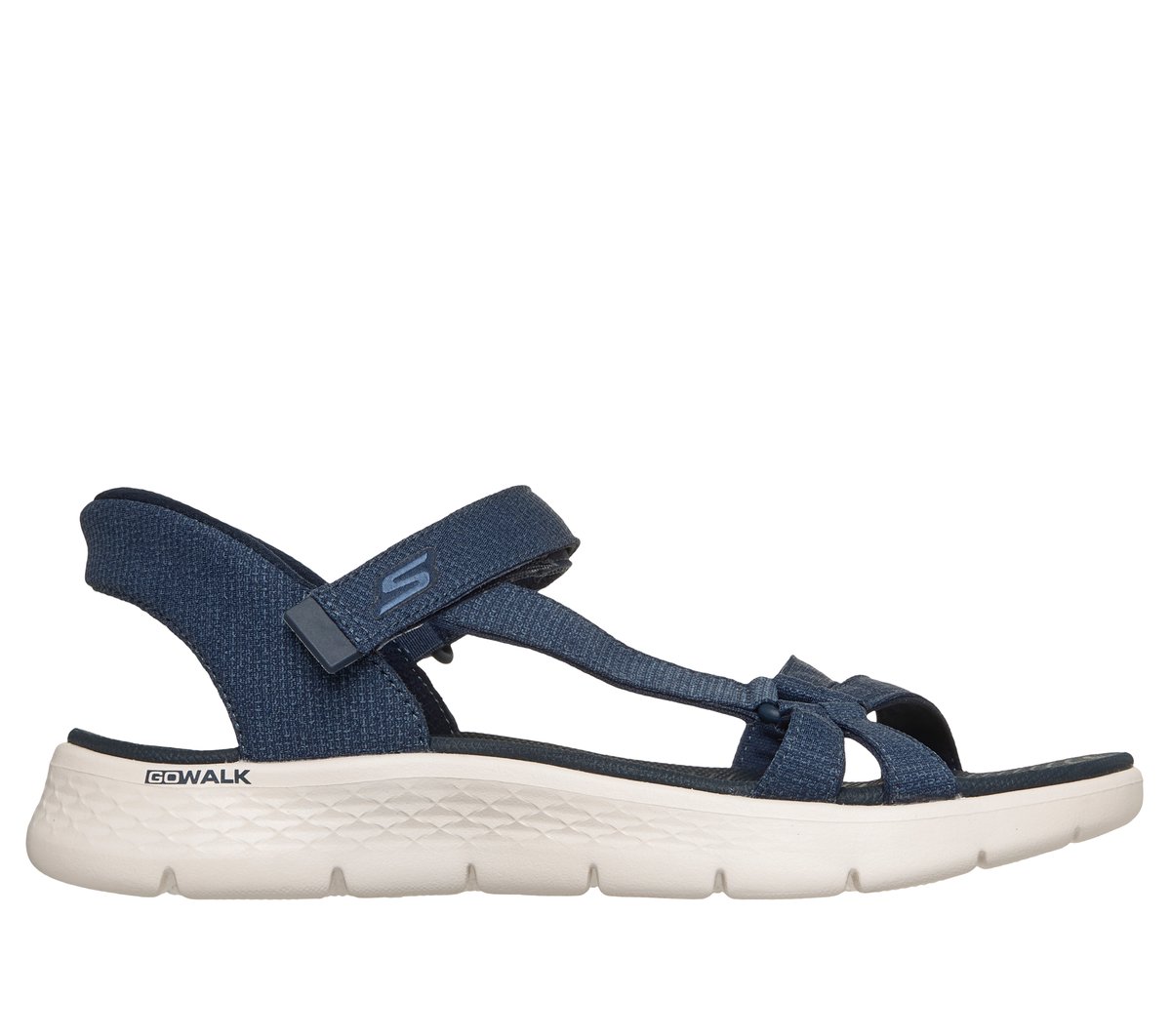 Skechers Slip-ins: GO WALK Flex Sandal - Illuminate en Navy, talla 37, Vegan