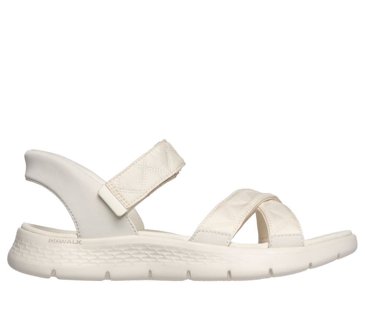 Skechers Slip-ins: GO WALK Flex Sandal - Cozy Fit Kaia en Natural, talla 41, Vegan