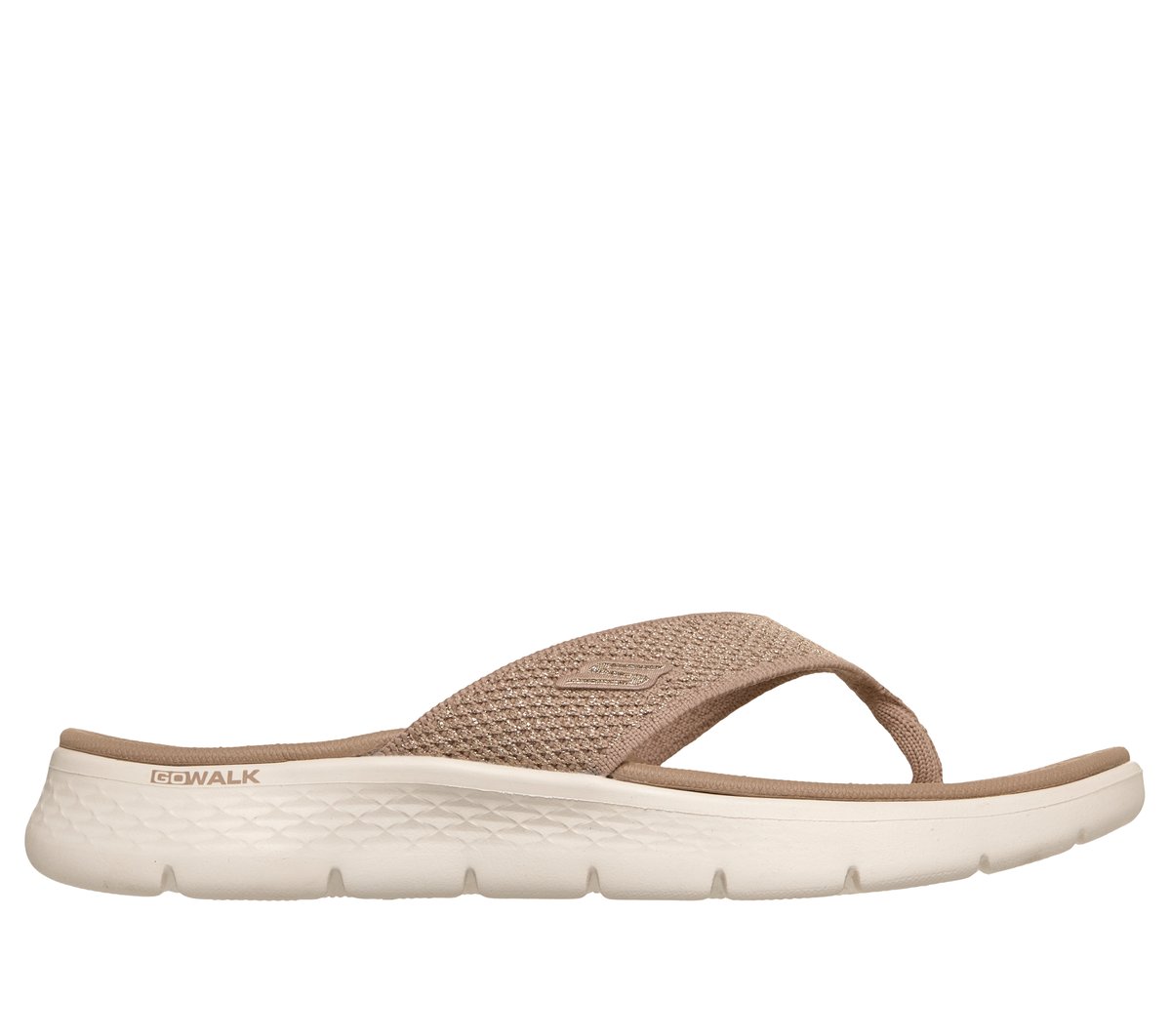 Skechers GO WALK Flex Sandal - Andrea en Marrón Bronceado, talla 35, Vegan